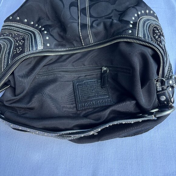 Coach Black Soho Hobo #10483 - Picture 12 of 12